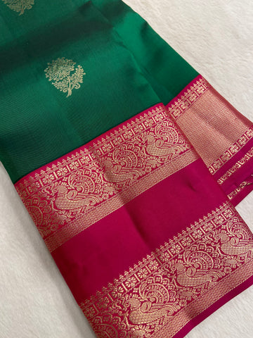 Pure Kanjeevaram silk mark certified saree