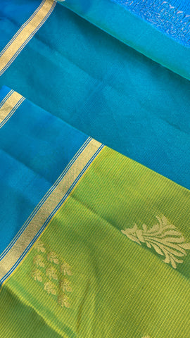 Pure mix Kanjeevaram soft silk saree