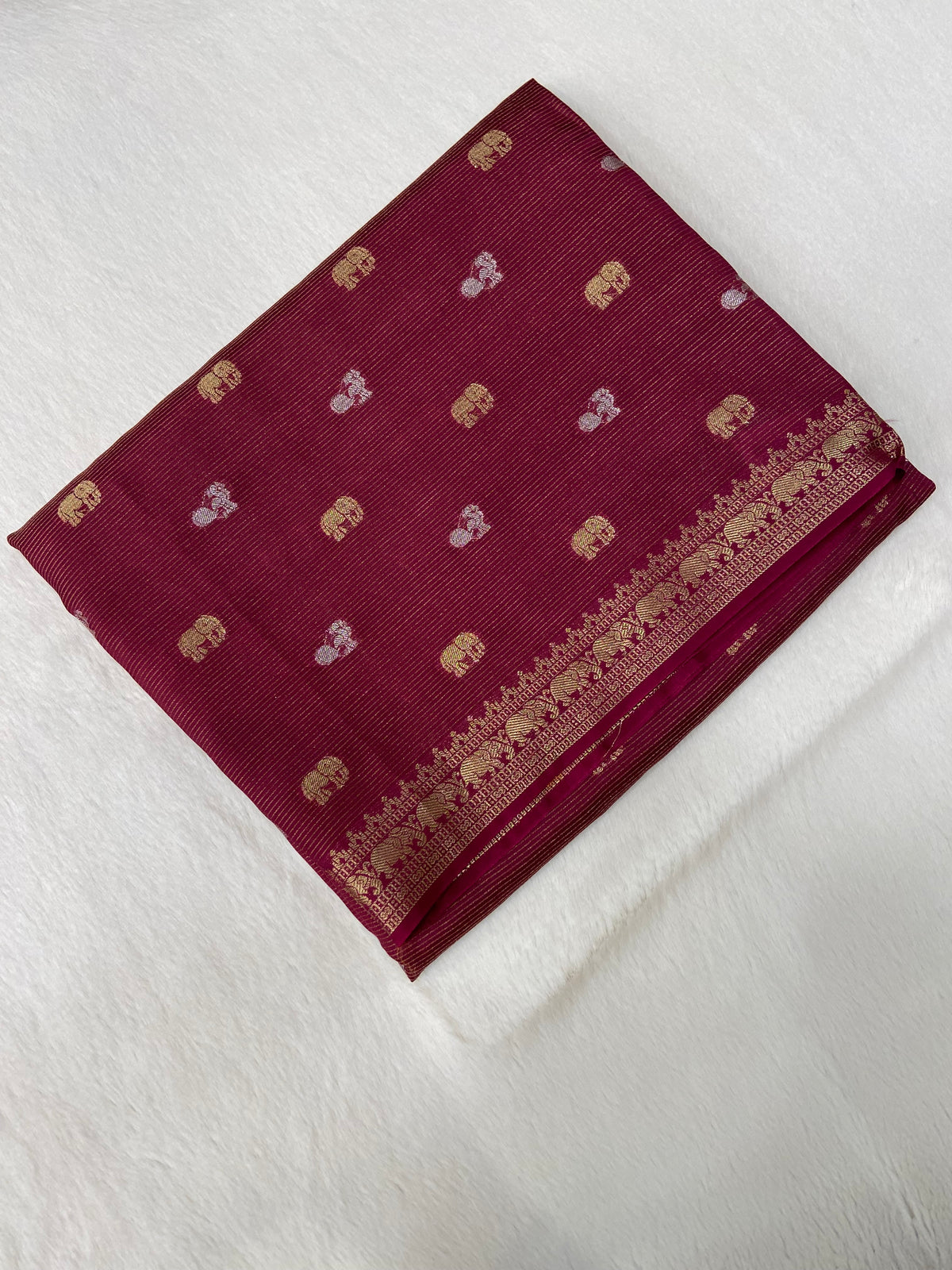 Maharani Crepe Silk Saree