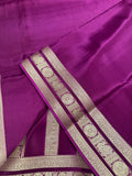 Pure Mix Mysore Crepe Silk Saree- 902032 Wine