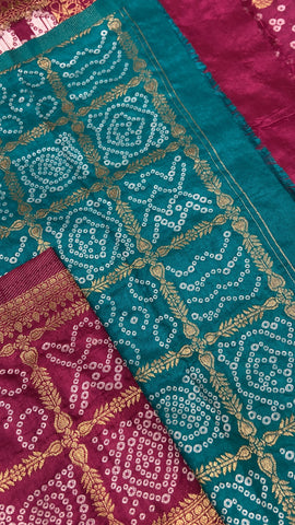 Premium Semi Bhandani Saree