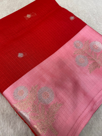 Premium Soft Organza Saree