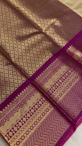 Semi Kanchipuram silk saree