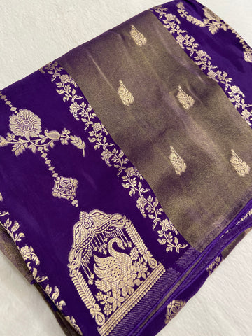 Pure Chinnon Saree