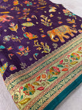 Premium Pashmina Silk Saree -902379