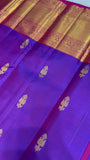 Pure 1G zari handloom Kanjeevaram Silk Saree- Silk mark certified- PS2346