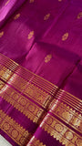 Pure 1G gold zari handloom Kanjeevaram Silk Saree- Silk mark certified- PS2400
