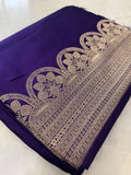 Pure Crepe Satin Silk Saree