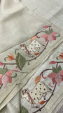 Pure Tassar Saree With Embroidery - 901997