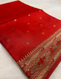 Premium Quality Tussar Saree in Paithani Weaves