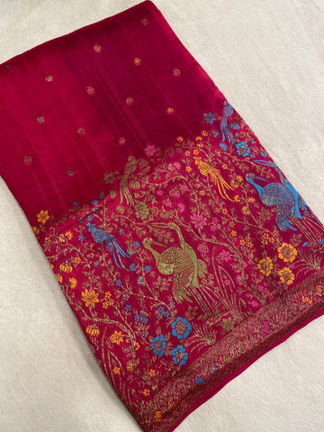 Premium Tassar Silk Saree