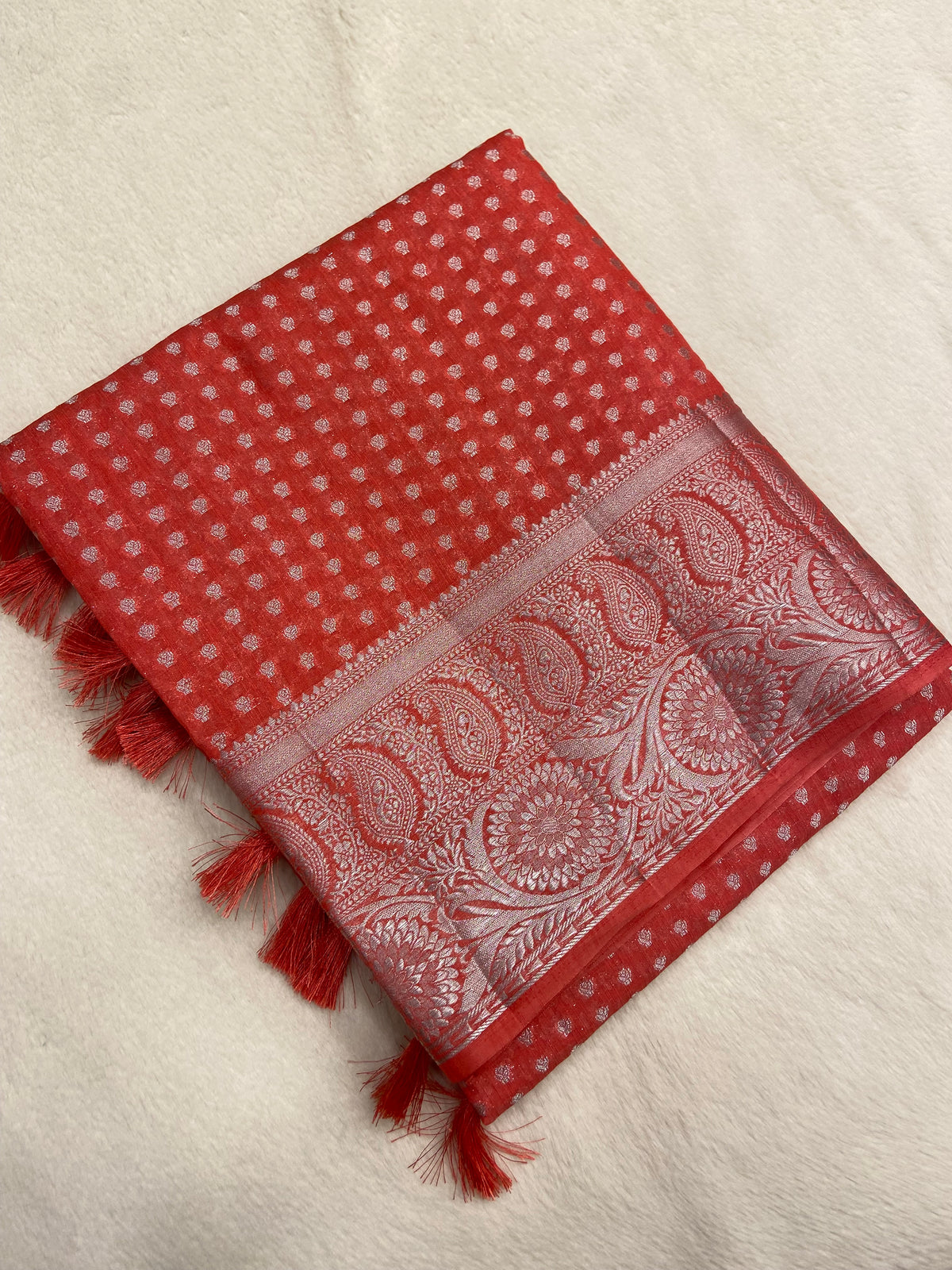 Butter Crepe Silk Saree