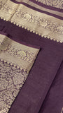 Premium Semi Mysore Silk Saree Brocade Design🤎 - 902139
