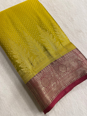 Half Mix Kanjeevaram Silk Saree