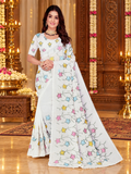 Premium Chiffon Embroidery Saree - 902736