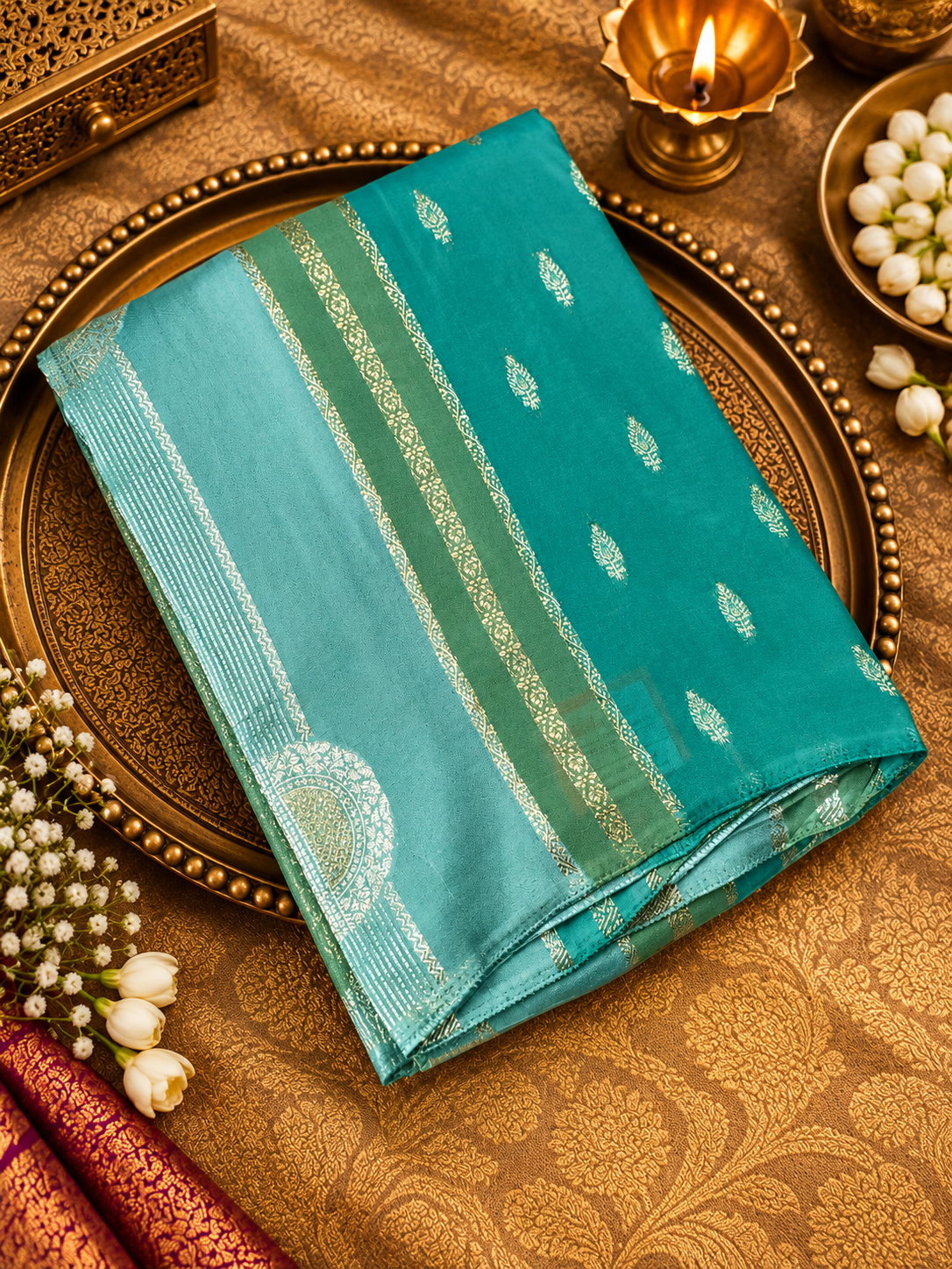 Pure Chinnon Saree - 902636