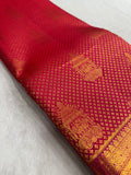 Pure 1G zari handloom Kanjeevaram silk saree- Silk mark certified