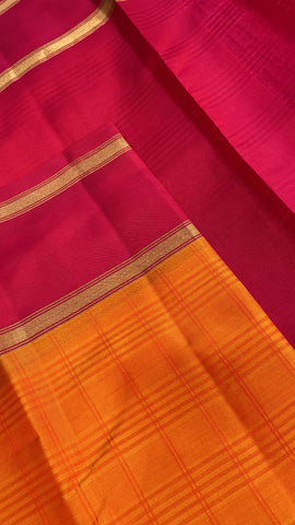 Pure mix Kanjeevaram soft silk saree