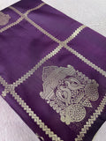 Premium Semi Kanchipuram Silk Saree (Dark)-902504