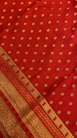 Premium wrinkle crepe silk saree❤️
