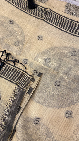Premium Semi Chanderi Saree(light)