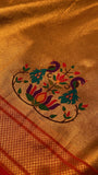 Premium Quality Semi Paithani Silk Saree - 902474