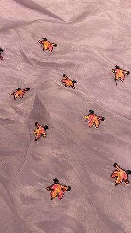 Pure Paper Crush Organza Saree