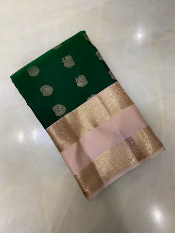 Pure Kanjeevaram silk mark certified saree