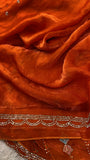 Premium Crush Organza Saree💥