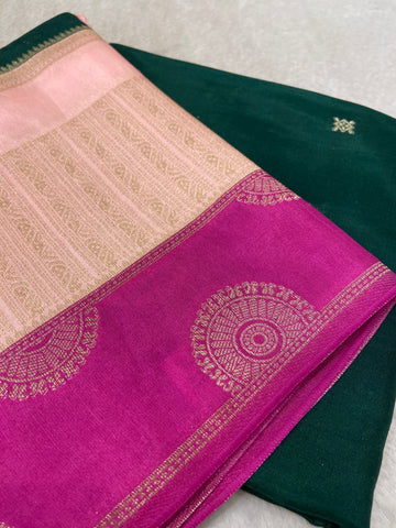 Premium Viscose Crepe Saree