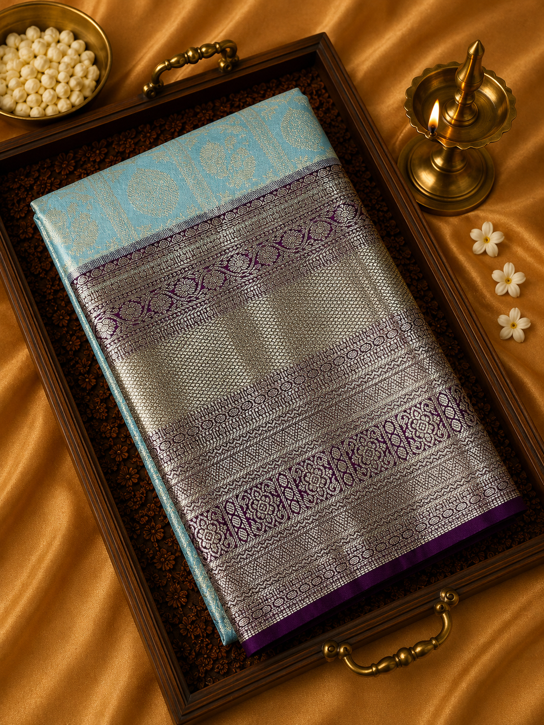 Premium Bridal Semi Kanchipuram Silk Saree