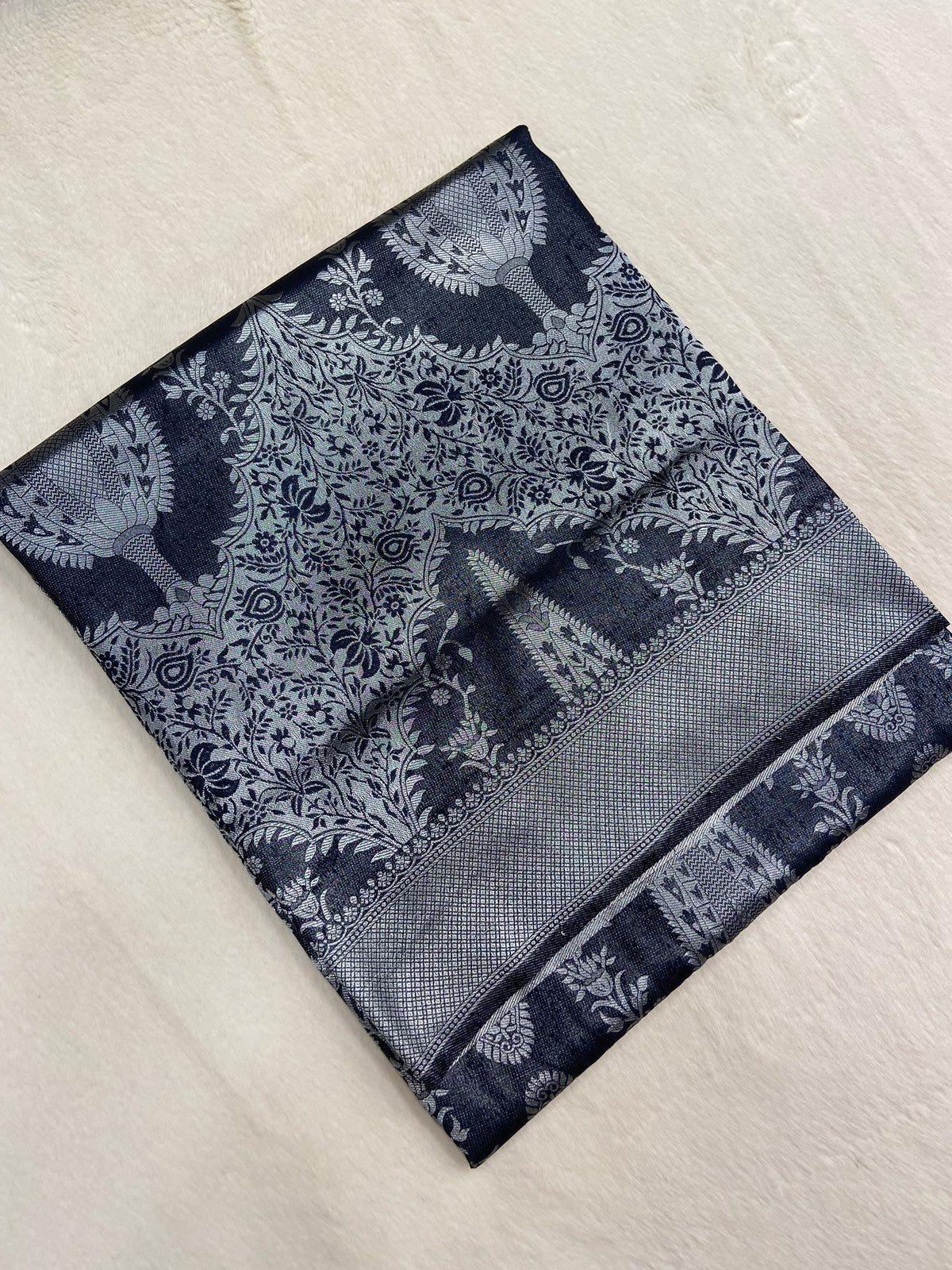 Premium Soft Bridal Tissue Semi Silk Saree✨