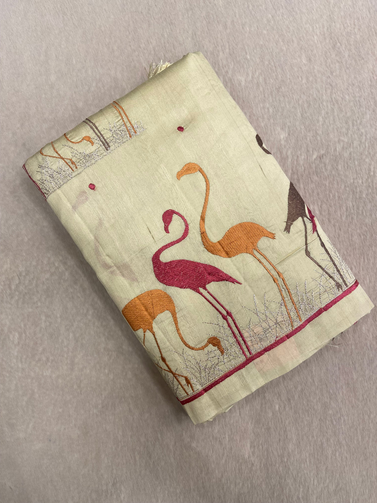 Premium Kosa Embroidery Saree