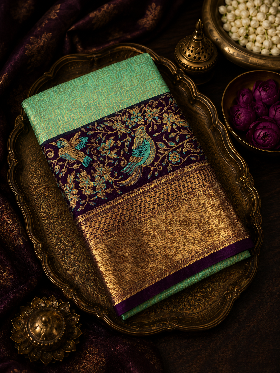 Premium Semi Kanchipuram Silk Saree