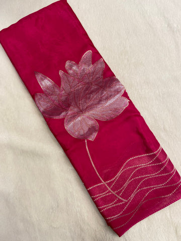 Pure Chinnon Saree💗