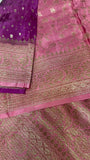 Pure mix crepe silk saree