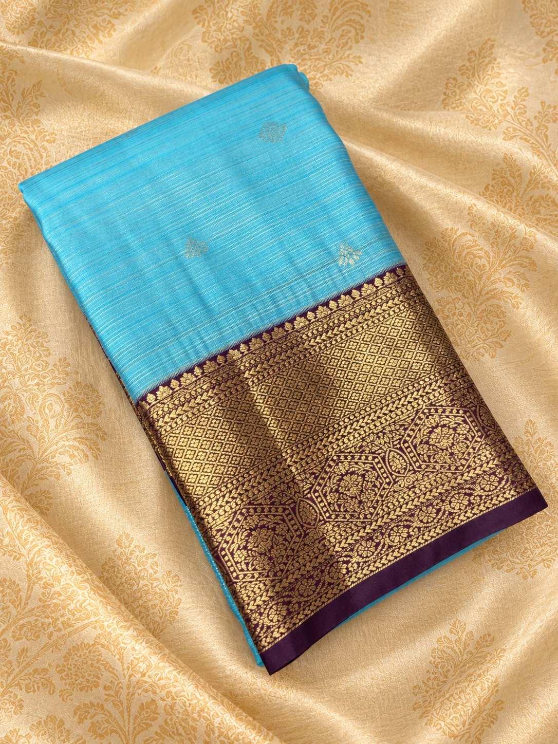 Premium Bridal Semi Kanchipuram Silk Saree - RF1308