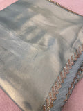Party Wear Jimmy Chu Saree🩵 - 902611