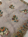 Premium Crush Organza Saree - 902658