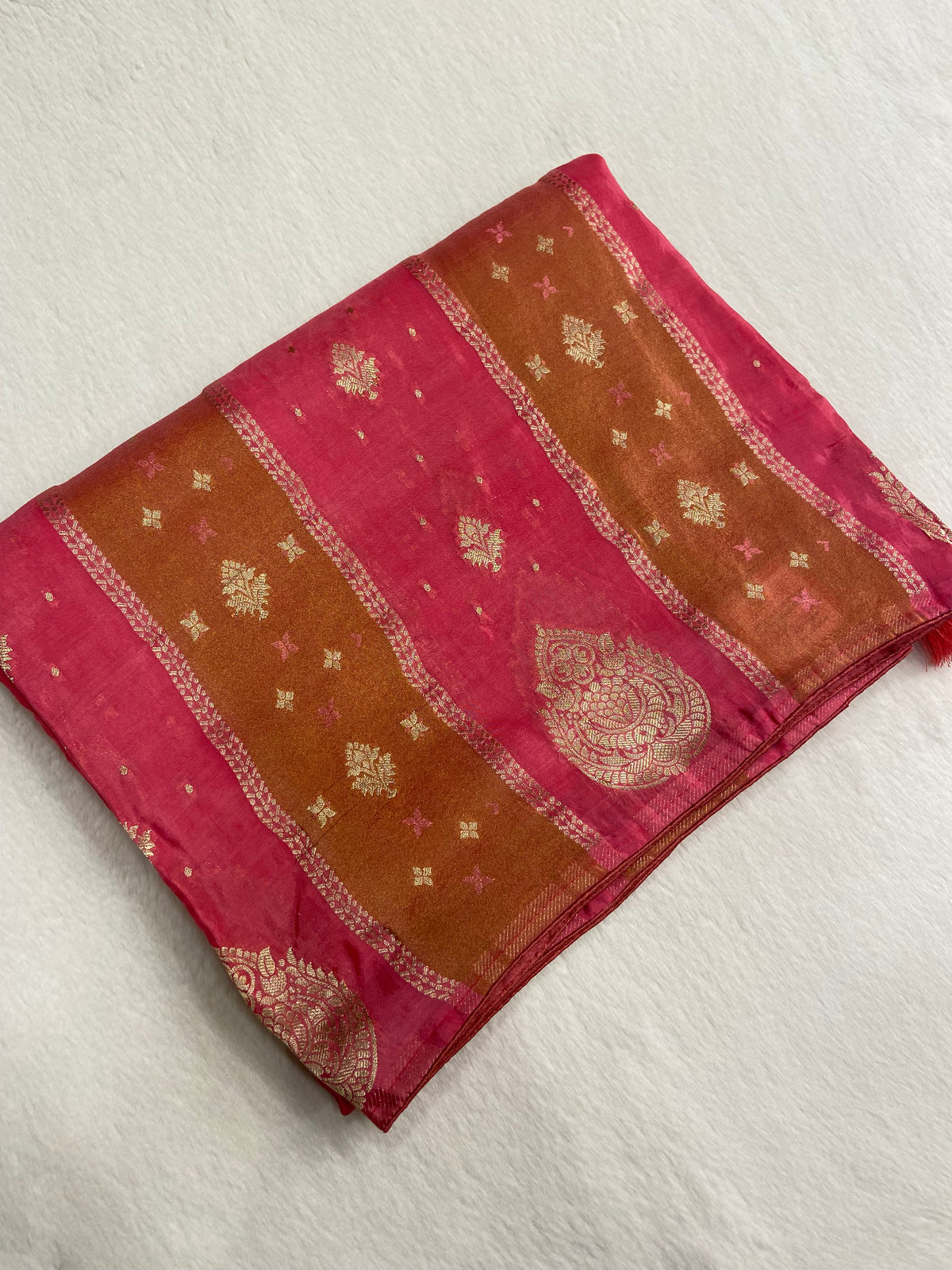 Pure Chinnon Saree🌸