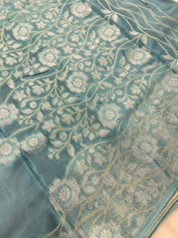 Pure Chinnon Saree