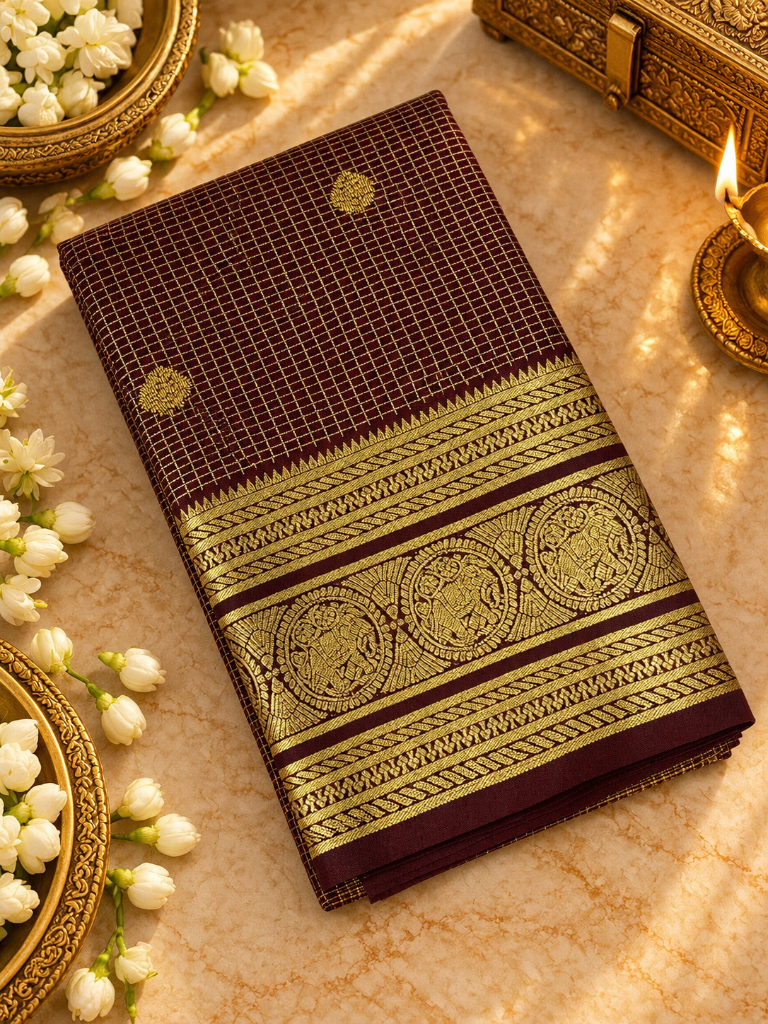 Premium Mini Kanchi Silk Saree-902484