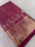 Premium Bridal Semi Kanchipuram Silk Saree -RF1323