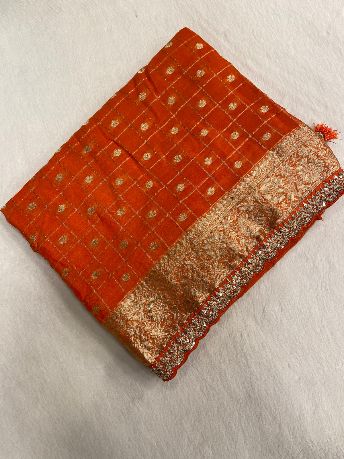 Pure Chinnon Saree 🏵️