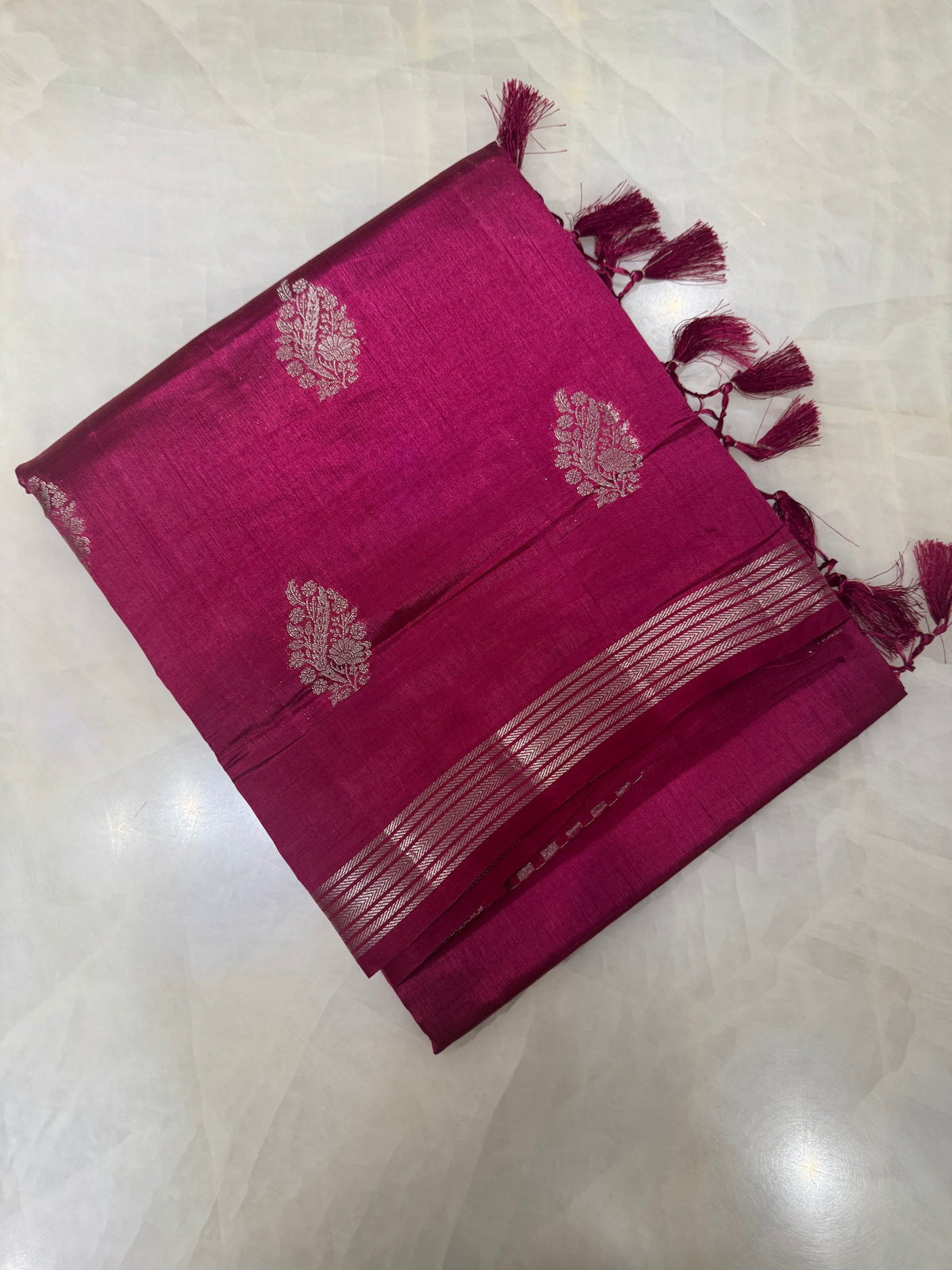 Butter Crepe Silk Saree