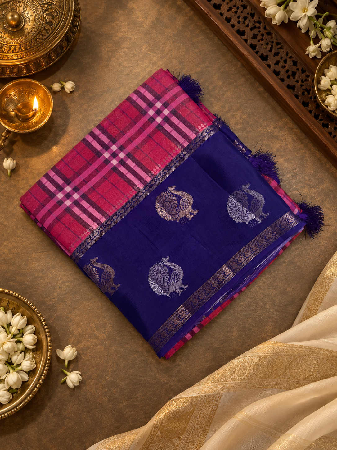 Premium Tissue viscose silk saree