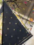 Premium Quality Tissue crepe silk in Paithani - 902691