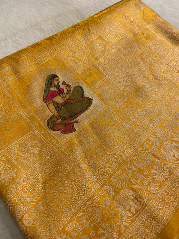Premium Crepe Satin Silk Saree✨