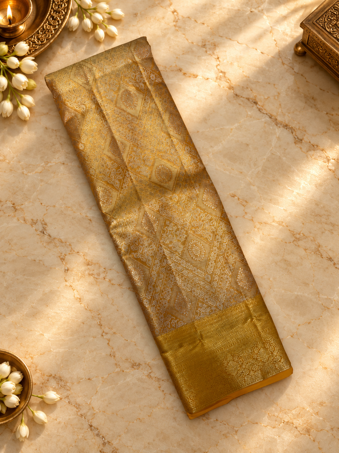 Pure Kanjeevaram silk saree- Silk mark certified- PS2411