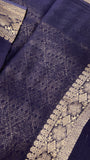 Premium Crepe Georgette Saree 💙